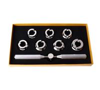 PLKYZMCDK 5539 Oyster Watch Case Opener, Professional Watch Back Opener with 7pcs Molds, Compact Metal Screw Down Case Tool for Tudor Watches, Includes Wrench and Storage Box