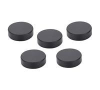 PLKYZMCDK 5pcs Metal C - Mount Rear Lens Cover Cap, 25mm Diameter for CCTV TV Lenses, Black and Silver Alloy Dust Protection Cap for C - Mount Camera Lenses (Black)