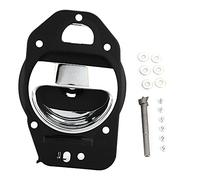 PLKYZMCDK Interior Door Chrome Handle 25812186, Replacement Car Door Handle, Black Base with Elegant Chrome Finish, Includes Mounting Hardware for HHR 2006-2011 RH Front or Rear Door