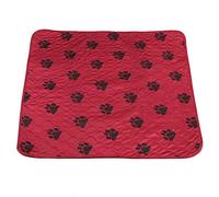 PLKYZMCDK Reusable Dog Pee Pad, Washable Pet Urine Mat with 4 - Layer Absorbent Core for Dogs and Cats, Holds Up to 8 Cups, Print Design for Indoor Training or Feeding (80 * 90cm)