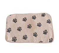PLKYZMCDK Reusable Dog Pee Pad, Washable Pet Urine Mat with 4 - Layer Absorbent Core for Dogs and Cats, Holds Up to 8 Cups, Print Design for Indoor Training or Feeding (40 * 60cm)