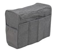 PLKYZMCDK Sewing Machine Dust Cover, Oxford Cloth Protective Cover with Storage Pocket, Foldable 600D Sewing Machine Cover for Home Use, Fits Most Standard Machines (Gray)