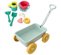 Pllayset Castle | Beach Toys Set | Sand Tools Castle Tools Set | Castle Building Kit with, Shovels And Carts - Outdoor Educational Game Libr