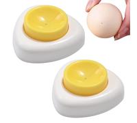 PLLDVEFD 2-Piece Egg Hole Puncher, Creative Egg Driller, Simple Plastic Egg Widget, Multi-Function Hole Puncher, Outdoor Convenient Egg Hole Puncher.