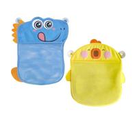 PLLDVEFD 2 Pieces Cartoon Animal Storage Bag, Wall-Mounted Storage Bag, Creative Storage Bag, Bathroom Accessories, Children'S Toy Storage Bag.