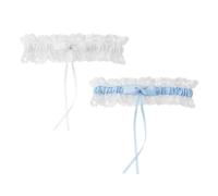 PLLDVEFD 2 Pieces Of Lace Elastic Garter Belt, Sexy Garter Belt For Women, Simple And Fashionable Leg Accessories, Garter Belt For Wedding Bride, Wedding Dress Accessories.