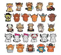 PLLDVEFD 27 Pieces Of Cartoon Shoe Decoration, Removable Shoe Decoration, Shoe Decoration, Creative Diy Shoe Decoration, Cute Children'S Shoe Decoration.