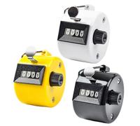 PLLDVEFD 3 Pieces Plastic Counter, Portable Counting Tool, Manual Counter, Sports Activity Supplies.