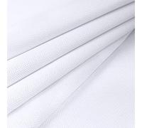 Pllieay 14 Count Big Size Classic Reserve Aida Cloth White Cross Stitch Fabric, 59 x 39 Inch