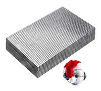 Pllieay 21600 Pcs Silver Self Adhesive Square Mirror Tiles, Mirror Stickers for Walls, Mosaic Tiles for Crafts, Disco Stickers for Disco Ball Craft, Home Decor and DIY Crafts(5x5 Mm, Silver)