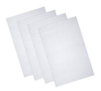 Pllieay 4 Pieces 14 Count Reserve Aida Cloth White Cross Stitch Cloth 45 x 30 cm Cotton Aida Fabric for Embroidery