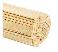 Pllieay 60 Pieces Bamboo Sticks Wooden Craft Sticks Extra Long Sticks for Making Star Lanterns and Other Crafts (40CM Length × 0.9CM Width)