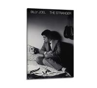 PLLILYBR Billy Joel The Stranger Decor Living Room Canvas Wall Art Modern Poster Family Bedroom 24x36inch(60x90cm) Frame-style