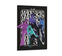 PLLILYBR Maneskin Rush 2023 Decor Living Room Canvas Wall Art Modern Poster Family Bedroom 24x36inch(60x90cm) Frame-style