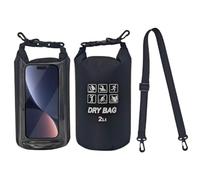 Plliocse 2L Waterproof Dry Bag 2 in 1 Cell Phone Dry Bags Waterproof with Long Adjustable Shoulder Strap Included for Hiking, Swimming, Camping, Boating, Fishing, Rafting