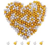 Plliocse Small Bells for Crafting, Jingle Bells 10mm, 200pcs Small Jingle Bell for DIY Crafting Christmas Decorations and Handmade Ornament