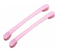 PLLJIAXUAMCLNL 2 Pcs Aluminum Alloy Drawer Handles Kitchen Cabinet Hardware Pull Furniture Dresser Drawer Pulls Coloured Handles Kitchen Handles Door Pull Knob (Pink Hole Distance 128 mm)
