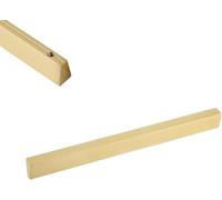 PLLJIAXUAMCLNL 2 Pcs Brass Drawer Handles, 32-288mm Kitchen Cabinet Handle, Furniture Door Handles Cupboard Pulls with Screws, Brushed Finish (Hole Centers:160mm/6.3in)