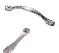 PLLJIAXUAMCLNL 2 Pcs Kitchen Door Handles, 128mm Hole Centre Cupboard Handles Kitchen Handles Brushed Cabinet Pulls, Zinc Alloy Furniture Drawer Pulls for Bedroom Drawer Closet Wardrobe Dresser