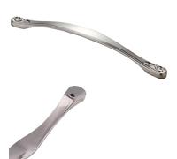 PLLJIAXUAMCLNL 2 Pcs Kitchen Door Handles, 128mm Hole Centre Cupboard Handles Kitchen Handles Brushed Cabinet Pulls, Zinc Alloy Furniture Drawer Pulls for Bedroom Drawer Closet Wardrobe Dresser