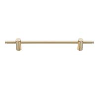 PLLJIAXUAMCLNL Door Handles with Screws, Brass Adjustable Drawer Pulls, Modern Kitchen Handle Hardware for Cabinets Dresser Cupboard Closet Wardrobe (Total length 1000mm)