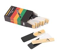 PLMN 10 Pcs Bb Clarinet Reeds Strength 1.5/2.0/2.5/3.0/3.5/4.0 Reeds Traditional Reeds for Clarinet Beginner and Player clarinet reeds 1.5
