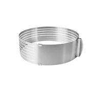 PLMN Round Mousse-Mould for Cake-Decor Cake Leveler-Slicer Adjustable Round Cake Cutter Rings Stainless Steel Cake Slicing bread-slicer machine for homemade-bread adjustable