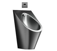 PLMNBQWE Urinal, Wall Mounted Sensor Urinals, 304 Stainless Steel Urinal, Men's Flushing Urinal, Ommercial Men's Adult Urinal Bathroom Toilet, for Schools, Hotels, Shopping