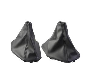 PLMNHSS Car Gear Shift Knob for BMW 5 Series E39 1995-2004 Gear Shift Knob Leather Dust Dustproof Shifter Boot Cover