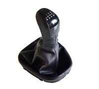 PLMNHSS Car Gear Shift Knob Gearshift Lever Knob Stick Shifter Manual 5 6 Speed for Benz for C Class for W203 for S203 Leather Gaitor Boot Cover Car Styling(6 Speed)