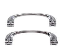 PLMNHSS Car Inner Handle Chrome Interior Door Pull Handle Universal for Classic Cars Tudor