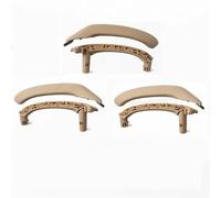 PLMNHSS Car Inner Handle for BMW for X3 for X4 F25 F26 2010-2016 Car Interior Door Pull Handle Cover Set Assembly Replacement(RHD Beige 6Pcs)