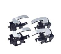 PLMNHSS Car Inner Handle for Nissan for Pathfinder R51 Navara D40 2005 2006 2007 2008 2009 2010 2011 2012 2013-2018 Inside Door Handle(4 Pcs Left Right Kit)