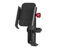 PLMNHSS Cell Phone Handlebar Mounts Universal Motorcycle Rearview Mirror Cell Phone Holder Charger Aluminum Phone Stand GPS With USB Charging(NO USB Mirror)