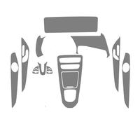 PLMNHSS GPS Transparent Navi Film For Benz For EQC For Eqc350 400 2020-2024 Car Center Console Air Gear Navigation Dashboard TPU Protective Film(Right Hand Driver,Full Suite kit)