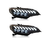 PLMNHSS Headlight assembly For Fit Jazz 2014-2020 Head Lamp LED DRL Red Evil Eye Dynamic Signal Lights Car LED Headlights(White headlight)