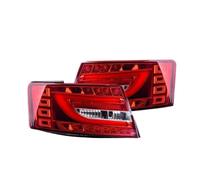 PLMNHSS Rear Tail Light For A6 2005 2006 2007 2008 Taillight Plug And Play Running Turning Brake Rear Tail Lights 1 Pair Tail Light Assembly(RED for original Halogen)