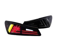 PLMNHSS Rear Tail Light For Lexus IS250 IS350 2nd Gen (XE20) 2006-2012 LED Tail Lights With Amber Turn Signal - Stylish Upgrade For Enhanced Visibility An(Smoked)
