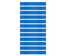 Plmvhpb 12 Pcs Exercise Stretching Resistance Band for Kids with Fidgety Feet for Chairs ADHD Tools Flexible Seating for Classroom Elementary (Blue)