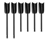 Plmvhpb Drill Mixer Attachment - 6Pcs Resin Mixer Paddles for Efficient Mixing (Epoxy Projects, 16.5cm & 22cm)