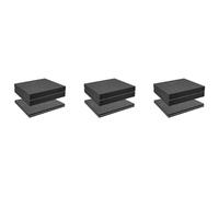 Plmvhpb Grid Foam Case Inserts 6x300x300x50mm and 6x300x300x10mm Kit | The 5 cm thick insert foam provides robust separation and cushioning for precise item placement.