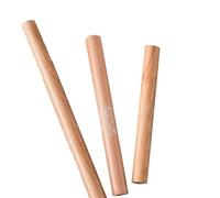 Plmvhpb Household Rolling Pin, 25/30/50CM 3-Pack Solid Wood Wooden Rolling Pin, Dough Utensil Kitchen