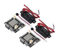 Plmvhpb Offline Voice Development Board, English Control, 2-Pack Kit Pair | Fast English voice control on an offline board with no firmware compile, 98%+ recognition, wake learning, 2 units per pack.
