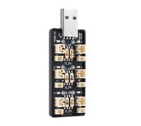 Plmvhpb USB Charger 6 Channel LiPo 1S 3.7/4.2V LED Status light | Micro-1.25 and JST-PH 2.0 connectors compatible; compact 73x25x10 mm shell, 13 g weight, supports six LiPo packs in one go