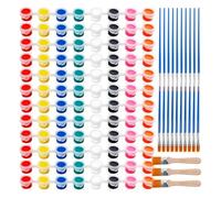 Plmvhpb Washable Mini Acrylic Paint Kits, 20 Pack, for Art Craft and Birthday Party DIY Projects