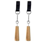 Plmvhpb Wooden Handle Pull Up Ball Grip Finger Strengthener Exerciser Arm Muscle Strength Workout Climbing Fitness Accessories C