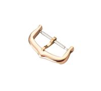 PLNNVUIH 12mm 14mm 16mm 18mm Double-Sided Polished 304 Stainless Steel Pin Watch Buckle Universal Replacement Accessory(Silver-18mm)