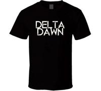 PLNSSCS Delta Dawn Tanya Tucker Country Music Fan T Shirt Black(X-Large)
