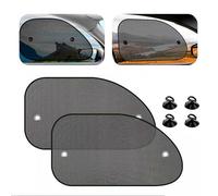 PLNSTYV 2 Pcs Car Sun Shade for BMW X1 E84 F48 U11 Front Side Window Blind Wing Mirror Opening Mesh Screen Suction Cup UV Blocker Auto Vehicle Accessory