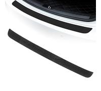 PLNSTYV Rear Bumper Protector Boot Sill Guard for Audi Q4 e-tron Carbon Fibre Texture Scratch Resistant Waterproof Dog Pram Luggage Scuff Plate